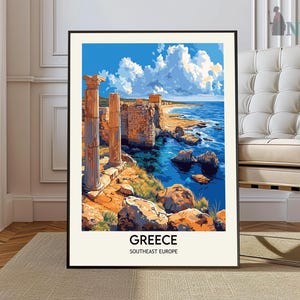 Heraklion Poster, Crete Poster, Griechenland Wandkunst, Heraklion Prints, Griechische Insel Poster, Crete Print, Heraklion Decor, Heraklion Art Print