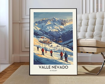 Valle Nevado Ski Resort poster, Valle Nevado Ski Resort Wall Art, Valle Nevado Ski Resort Print, Valle Nevado Ski Resort Photo