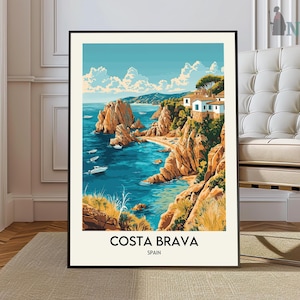 Costa Brava Print, Costa Brava Wall Art, Costa Brava Poster, Costa Brava Photo, Costa Brava Poster Print, Costa Brava spain poster