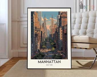 Manhattan poster, Manhattan Wall Art, Manhattan Print, Manhattan Photo, Manhattan decor, Manhattan Travel, Manhattan city, Manhattan map