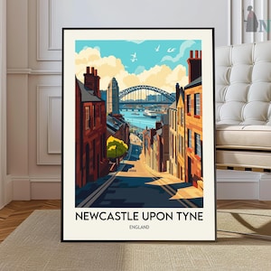 Newcastle upon Tyne, Newcastle Print, Newcastle Wall Art, Newcastle Poster, Newcastle Photo, Newcastle Poster Print, Newcastle city