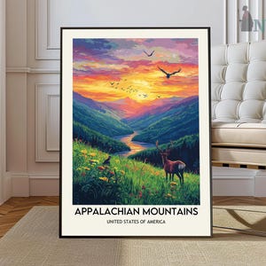 Appalachian Mountains Print, Appalachian Print, Appalachian Poster, Appalachian Trail, Appalachian Wall Art, Appalachian Art, Mountain Print