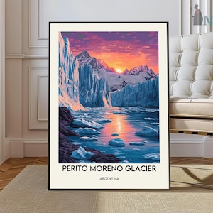Perito Moreno Glacier Poster, Perito Moreno Glacier Wall Art, Perito Moreno Glacier Print, Perito Moreno Glacier Photo, Patagonia poster