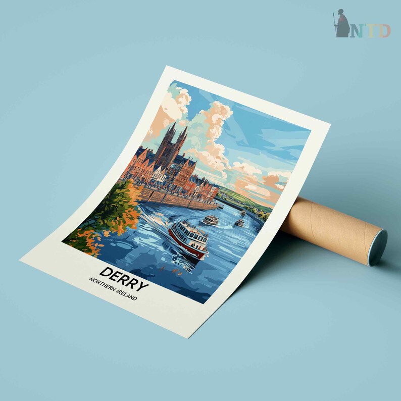 Derry Poster, Derry Wall Art, Derry Print, Derry Photo, Derry Poster ...