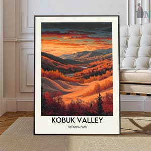 Kobuk Valley National Park Poster, Kobuk Valley Alaska National Park, Kobuk Valley Print, Kobuk Valley Wall Art, National Park Gift