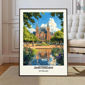 Amsterdam Print, Amsterdam Wall Art, Amsterdam Poster, Amsterdam Photo, Amsterdam Poster Print, Amsterdam Netherlands, Amsterdam City