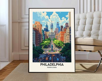Philadelphia poster, Philadelphia Wall Art, Philadelphia Print, Philadelphia Photo, Philadelphia Poster Print, Philadelphia Gift