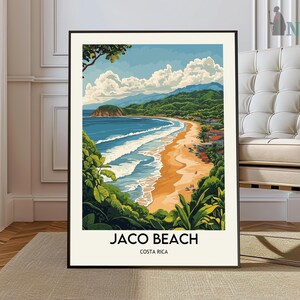 Affiche Jaco Beach, art mural Jaco Beach, impression Jaco Beach, photo Jaco Beach, impression affiche Jaco Beach, affiche de voyage Jaco Beach