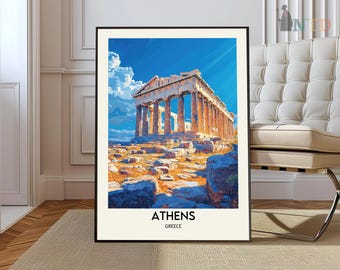 Athens Print, Athens Wall Art, Athens Poster, Athens Photo, Athens Poster Print, Athens Travel Poster, Athens Greece
