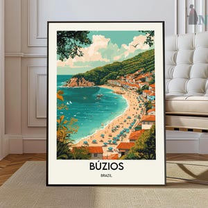Impresión de Buzios, Cartel de Buzios, Arte de pared de Buzios, Impresión de arte de Buzios, Foto de Buzios, Fotografía de Buzios, Viajes de Buzios, Cartel de Buzios Brasil