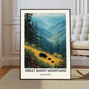 Great Smoky Mountains Poster, Great Smoky Mountains Wandkunst, Great Smoky Mountains Druck, Great Smoky Mountains Foto