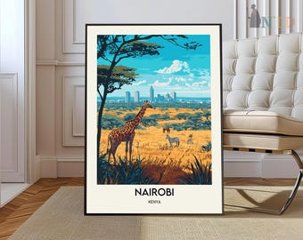 Nairobi Print, Nairobi Wall Art, Nairobi Poster, Nairobi Photo, Nairobi Poster Print, Nairobi Travel Poster, Nairobi Kenya, Kisumu, Mombasa