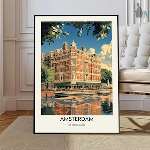 Amsterdam Print, Amsterdam Wall Art, Amsterdam Poster, Amsterdam Photo, Amsterdam Poster Print, Amsterdam Netherlands, Amsterdam City