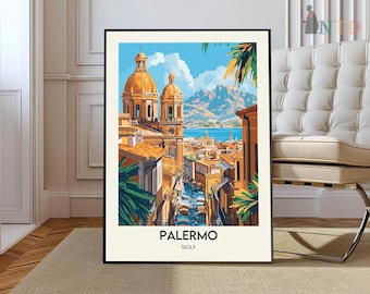 Palermo Print, Palermo Wall Art, Palermo Poster, Palermo Photo, Palermo Poster Print, Palermo Travel Poster, Palermo Italy, Palermo Sicily