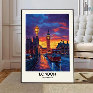 Affiche de Londres, art mural Londres, impression de Londres, impression d&#39;art de Londres, photo de Londres, photographie de Londres, décoration de Londres, photo de Londres