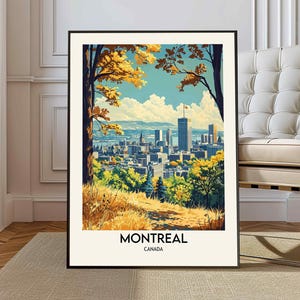 Montreal Poster, Montreal Print, Montreal Gift, Montreal Wall Art, Montreal Art Print, Canada Poster, Canada Print, Montreal Canada