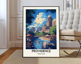 Providence poster, Providence Wall Art, Providence Print, Providence Photo, Providence city Print, Providence city, Providence Rhode Island