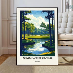 Augusta National Golf Print, Augusta National Golf Poster, Augusta National Golf Wall Art, Augusta National Golf Travel, Georgia poster