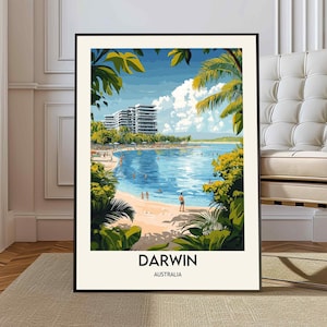darwin plakat, darwin wandkunst, darwin druck, darwin foto, darwin plakat druck, darwin reiseplakat, timor meer plakat, darwin australien