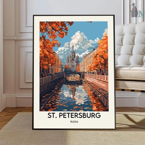 St Petersburg Poster, St Petersburg Wall Art, St Petersburg Print, St Petersburg Art Print, St Petersburg Travel, St Petersburg Photo