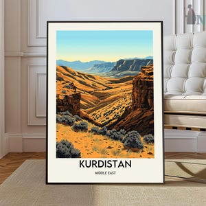 Kurdistan Poster, Kurdistan Wall Art, Kurdistan Print, Kurdistan Photo, Kurdistan Poster Print, Kurdistan Travel Poster, Zagros Mountains,
