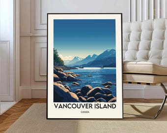 Vancouver Island Poster, Vancouver Island BC, Vancouver Island Poster, Vancouver Island Foto, Vancouver Island, British Canada