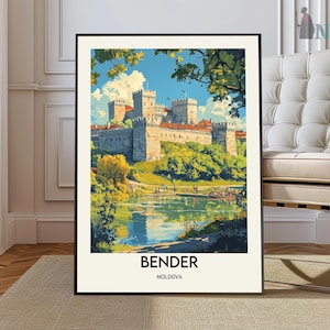 Bender poster, Bender Wall Art, Bender Print, Bender Photo, Bender Poster Print, Bender Travel, Bender city, Bender Moldova poster