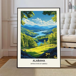 Alabama Print, Alabama Wall Art, Alabama Poster, Alabama Photo, Alabama Poster Print, Alabama Wall Décor, Alabama Travel Poster