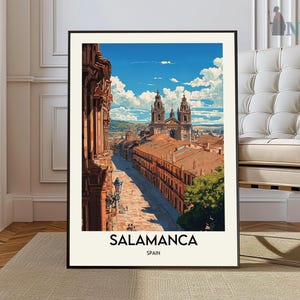 Salamanca Poster, Salamanca Wandkunst, Salamanca Druck, Salamanca Foto, Salamanca Poster Druck, Salamanca Spanien Poster, Spanien Poster