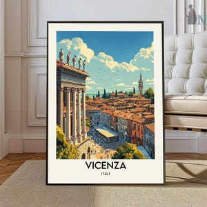 Vicenza poster, Vicenza Wall Art, Vicenza Print, Vicenza Photo, Vicenza Poster Print, Vicenza Travel Poster, Vicenza city poster