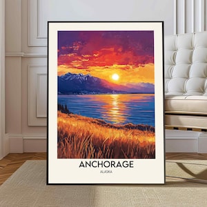 Anchorage poster, Anchorage Wall Art, Anchorage Print, Anchorage Photo, Anchorage Poster Print, Anchorage Travel Poster, Anchorage Canada