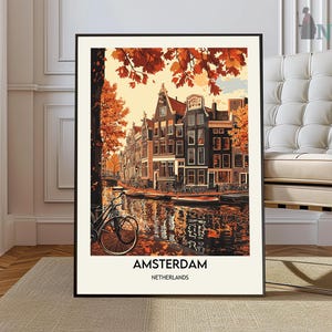 Amsterdam Print, Amsterdam Wall Art, Amsterdam Poster, Amsterdam Photo, Amsterdam Poster Print, Amsterdam Netherlands, Amsterdam City