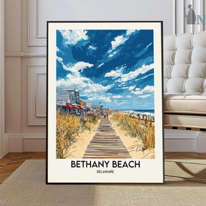 Bethany Beach Poster, Bethany Beach Print, Bethany Beach Wall Art, Bethany Beach  Delaware, Bethany Beach photo, Bethany Beach photo