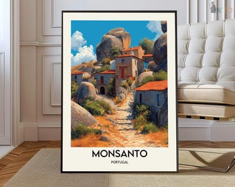 Monsanto poster, Monsanto Wall Art, Monsanto Print, Monsanto Photo, Monsanto Poster Print, Monsanto Travel, Monsanto Portugal poster