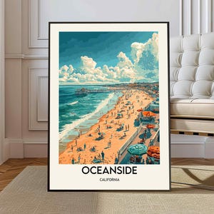Oceanside poster, Oceanside Wall Art, Oceanside Print, Oceanside Photo, Oceanside Poster Print, Oceanside California Poster, San Diego print