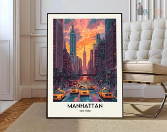 Manhattan Print, Manhattan Wall Art, Manhattan Poster, Manhattan Photo, Manhattan Poster Print, Manhattan New York, Manhattan New York City
