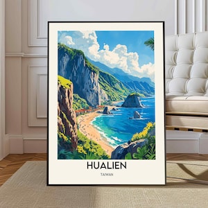 Hualien City Poster, Hualien City Wall Art, Hualien City Print, Hualien City Photo, Hualien City Poster Print, Hualien City Travel Poster