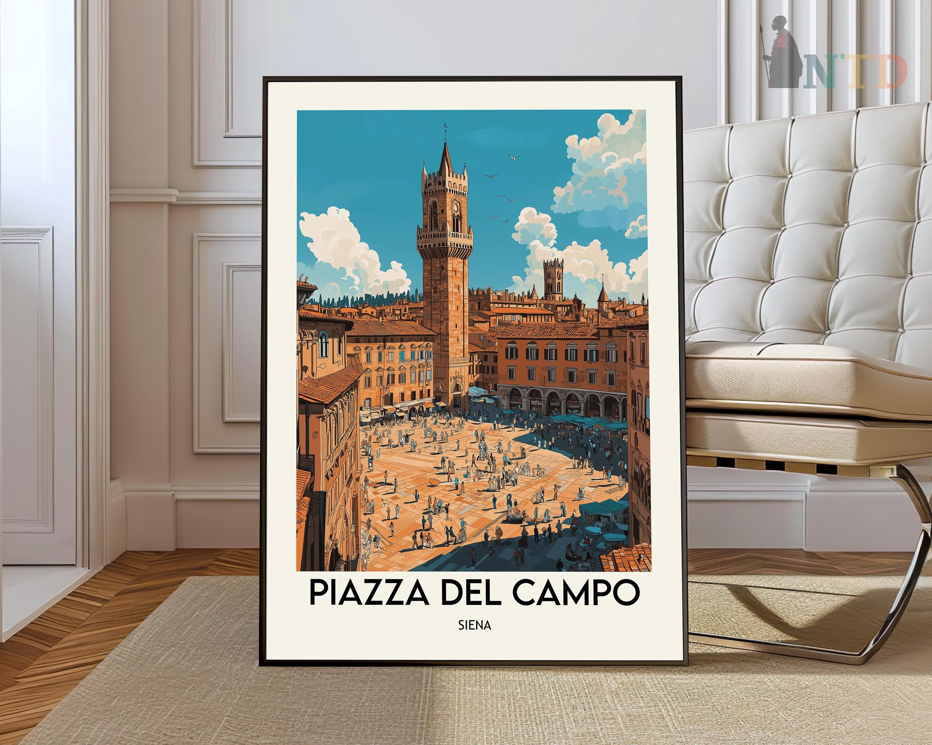 カンポ広場のポスター、カンポ広場のウォールアート、カンポ広場の