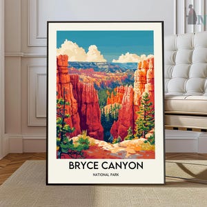 Bryce Canyon National Park Travel Print Wall Art Bryce Canyon National Park Wall Hanging Home Décor Bryce Canyon National Park Gift Art