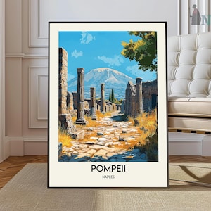 Pompeii Print, Pompeii Wall Art, Pompeii Poster, Pompeii Photo, Pompeii Poster Print, Pompeii Travel Poster, Pompeii Italy, Pompeii Naples