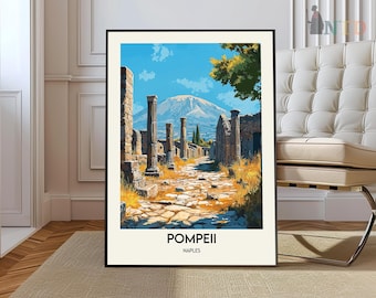 Pompeii Print, Pompeii Wall Art, Pompeii Poster, Pompeii Photo, Pompeii Poster Print, Pompeii Travel Poster, Pompeii Italy, Pompeii Naples
