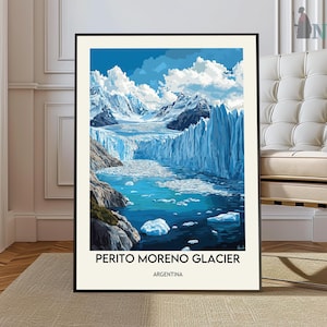 Perito Moreno Glacier Poster, Perito Moreno Glacier Wall Art, Perito Moreno Glacier Print, Perito Moreno Glacier Photo, Patagonia poster