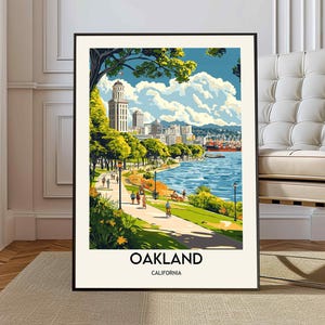 Oakland poster, Oakland Wall Art, Oakland Print, Oakland Photo, Oakland Poster Print, Oakland Travel Poster, Oakland  California poster