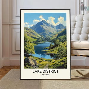 Lake District Print, Lake District Poster, Lake District Wall Art, Lake District Travel, Lake District art print, Lake District artwork