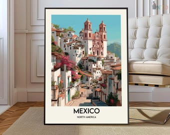Mexico poster, Mexico Wall Art, Mexico Print, Mexico Photo, Mexico Poster, Mexico Travel, Mexico city, Mexico map