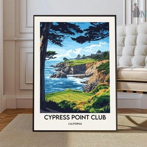 Cypress Point Club poster, Cypress Point Club Wall Art, Cypress Point Club Print, Cypress Point Club Photo Cypress Point Club Monterey decor