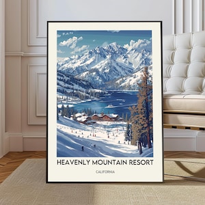 Heavenly Mountain Resort poster, Heavenly Mountain Resort Wall Art, Heavenly Mountain Resort Print, Heavenly Mountain Resort Photo