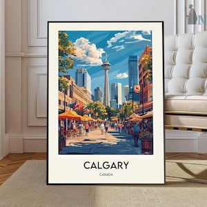 Calgary Print, Calgary Poster, Canada Print, Calgary Artwork, Canada Wall Art, Calgary Art Print, Calgary Wall Art, Canada Poster