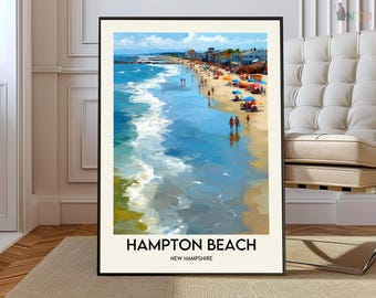 Hampton Beach poster, Hampton Beach Wall Art, Hampton Beach Print, Hampton Beach Photo, Hampton Beach NH poster, Hampton Beach New Hampshire