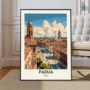 Padua poster, Padua Wall Art, Padua Print, Padua Photo, Padua Poster Print, Padua Travel Poster, Padua italy